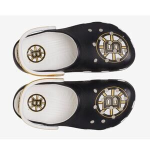 Crocs NHL Boston Bruins Mens 13 Womens 15 Clogs Black Yellow Hockey Shoes New